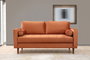 Atelier Del Sofa Sofá de 2 Plazas Naranja 175x90x70cm